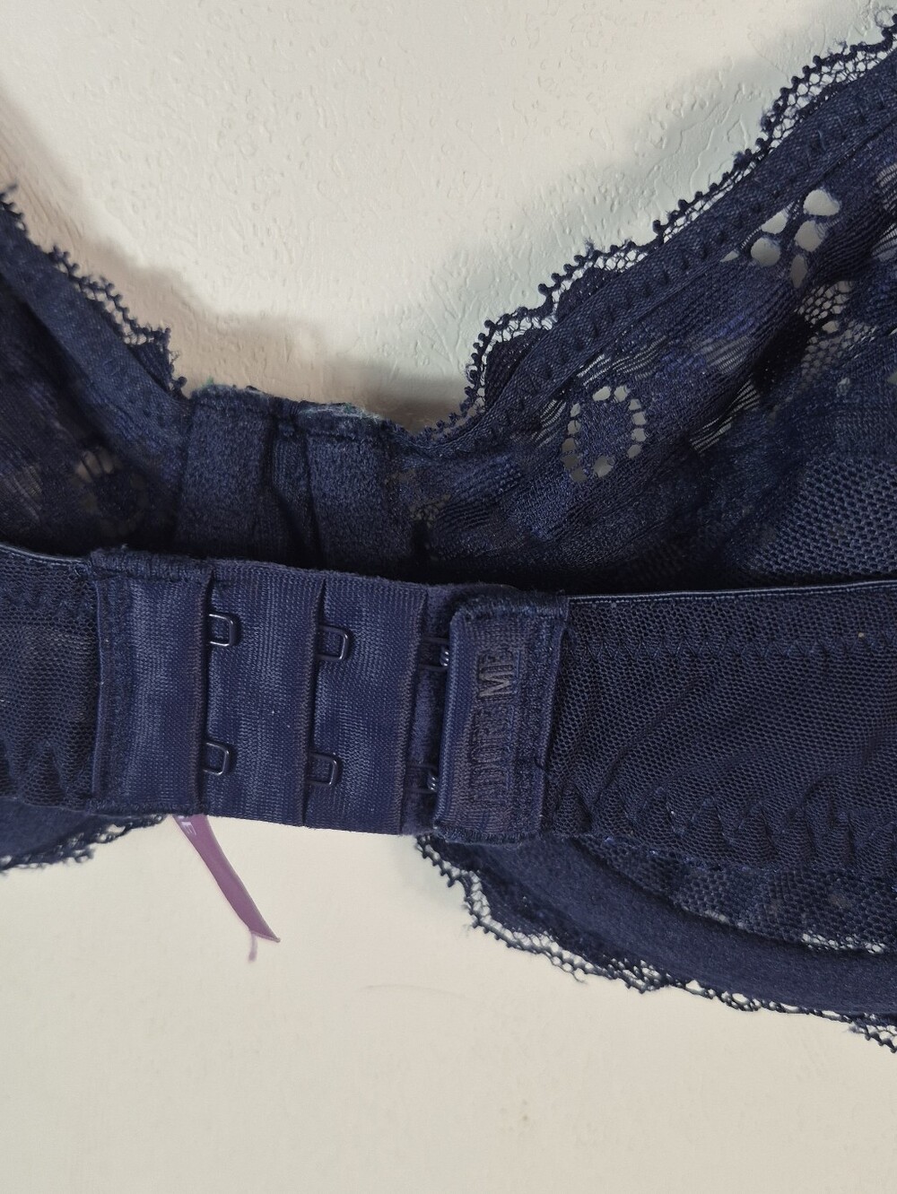 Adored By Adore Me Navy Blue Lace Bra 38B - Picture 7 of 11